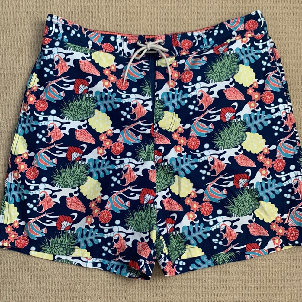 Nautica lined swim trunk